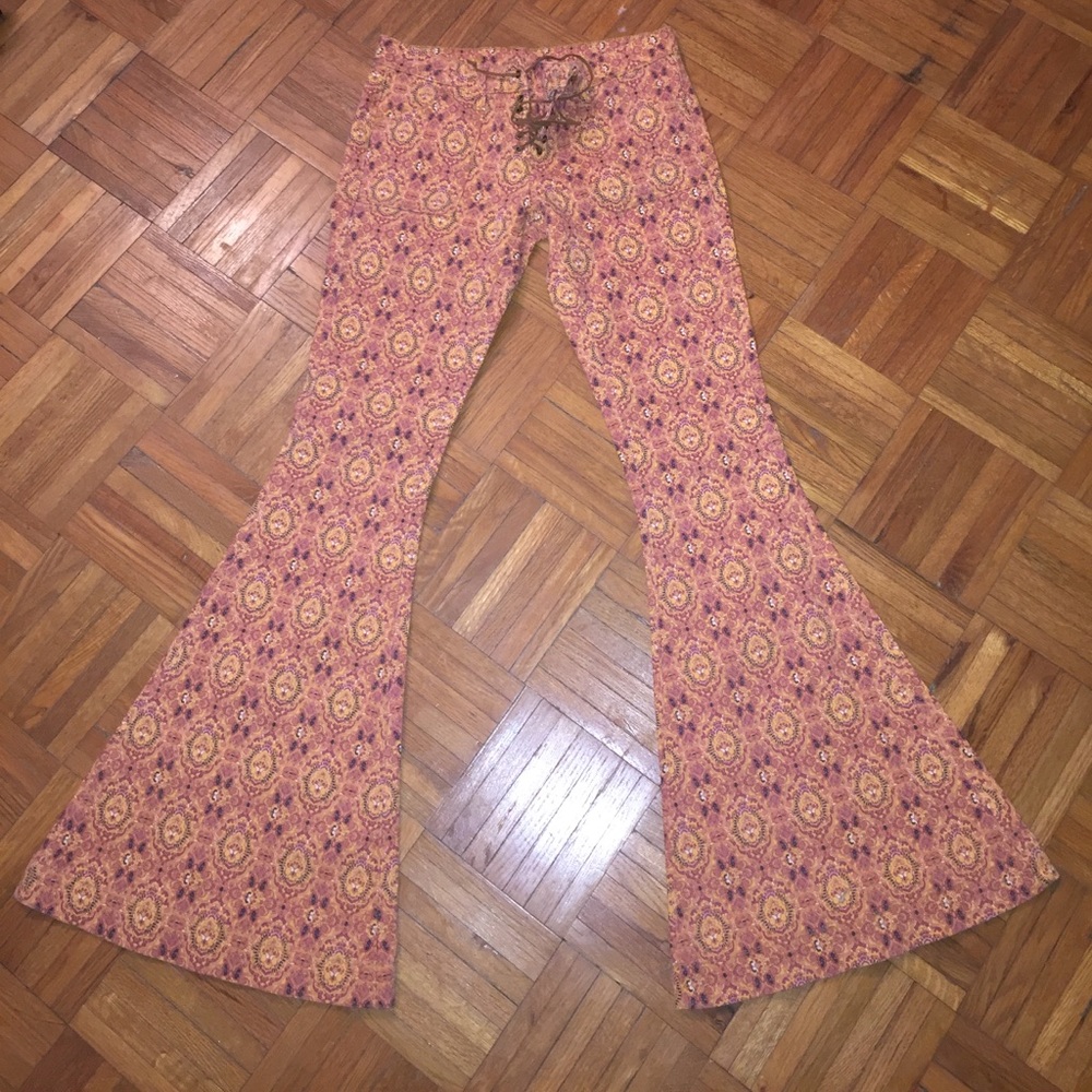 Retro Flare Carmar Printed Jeans