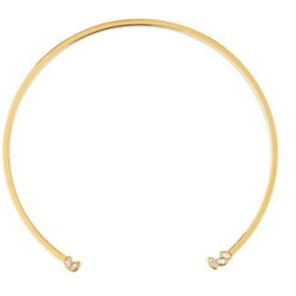 SOLD Vita Fede 24k Gold-Dipped Crystal Choker