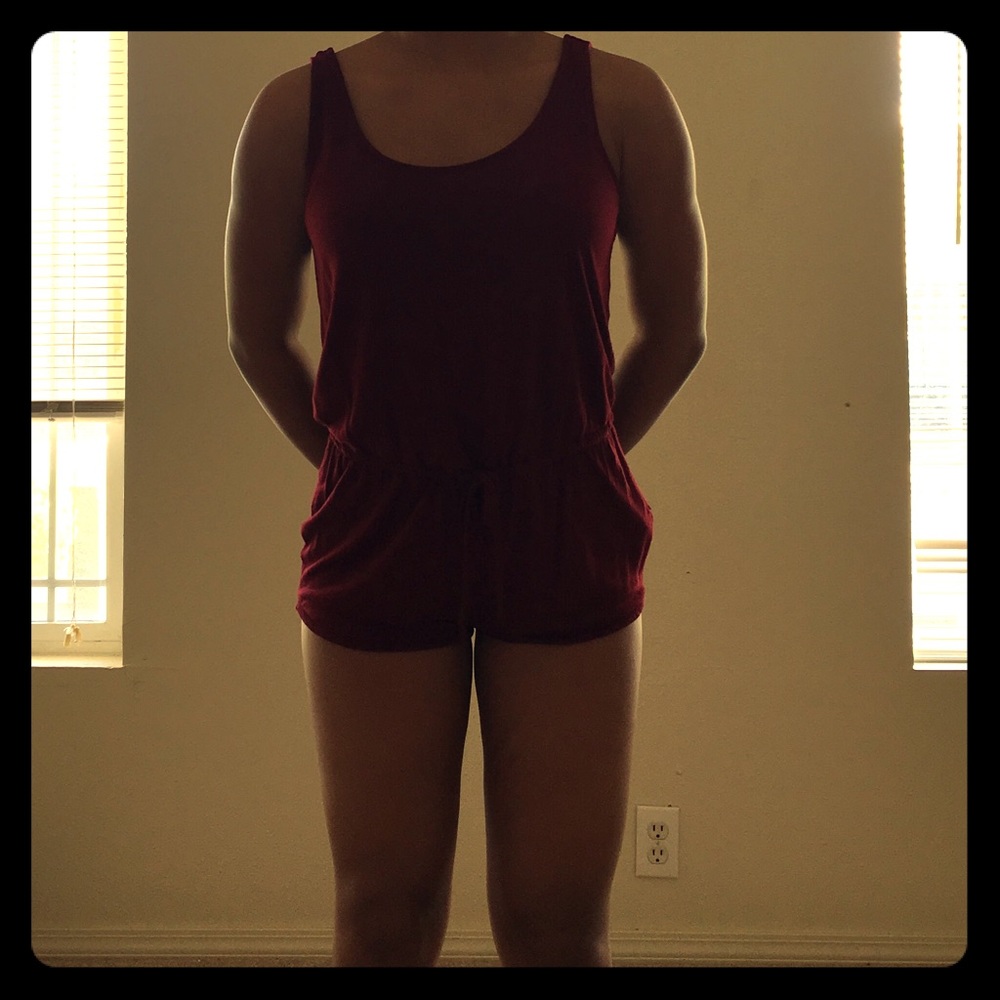 Red romper