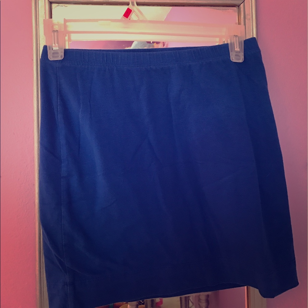 Blue Mini Skirt