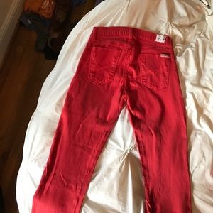 Red Krista Hudson Jeans size 28
