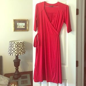 Red Merona Wrap Dress