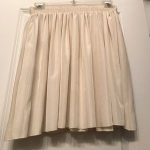 American apparel white mini skirt