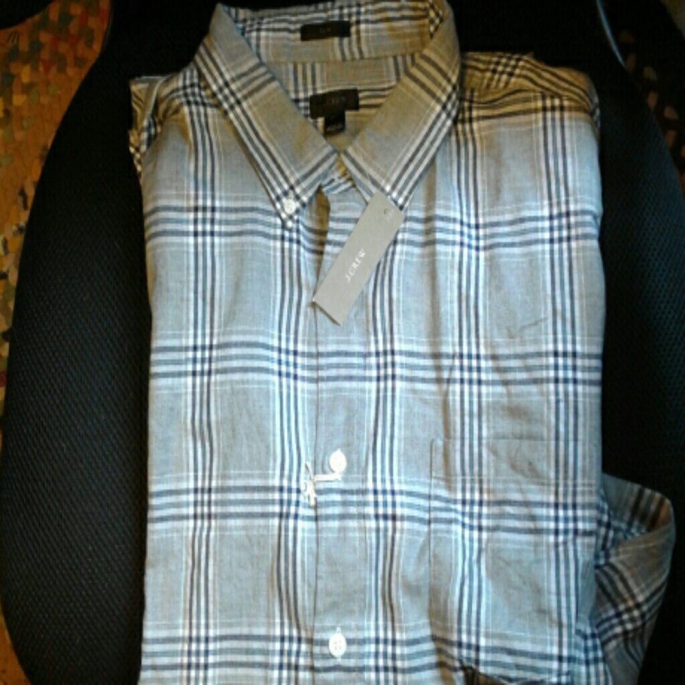 Two J Crew button down shirts