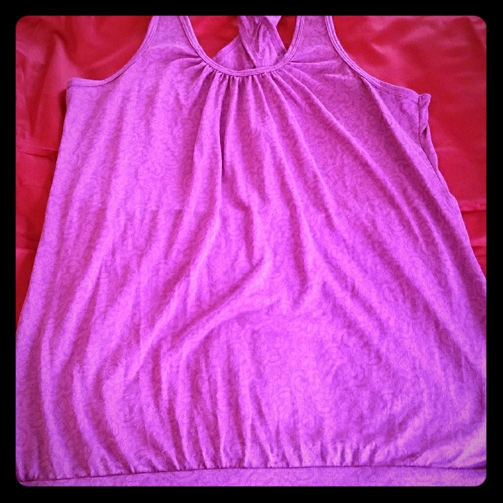 Gaiam yoga tank gently worn