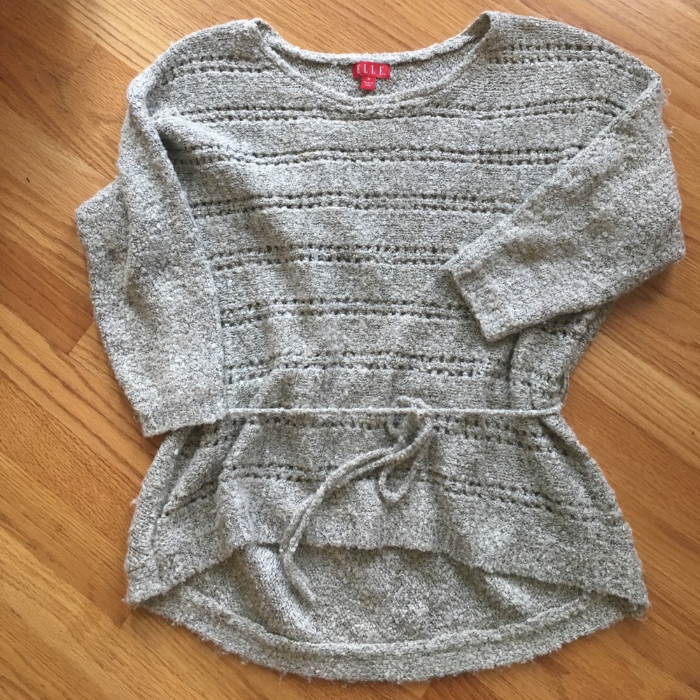 Cream and gold sweater