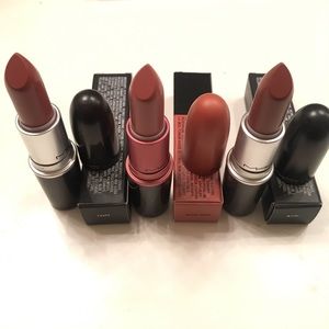 Mac Lipsticks:Taupe,Velvet Teddy(LE Package)
