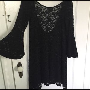 Lace Bell Sleeve Dress