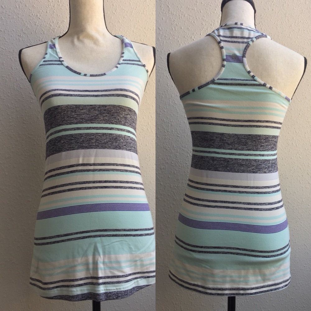 Lululemon Crb Groovy Stripe Static Wave Cadet Blue - image 1