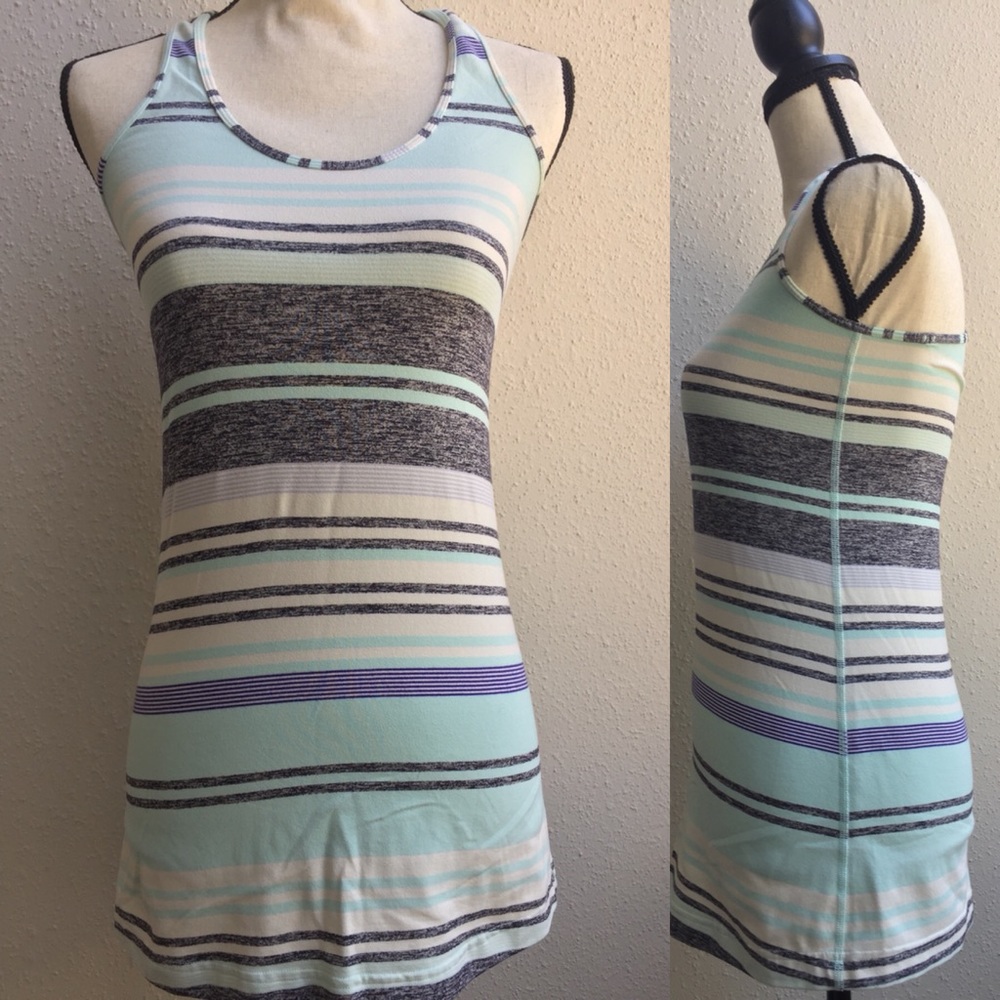 Lululemon Crb Groovy Stripe Static Wave Cadet Blue - image 2