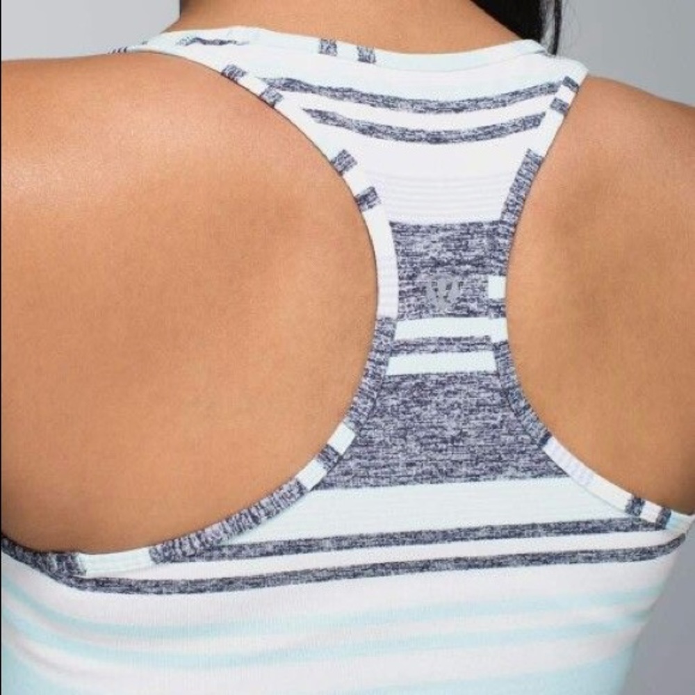 Lululemon Crb Groovy Stripe Static Wave Cadet Blue - image 4