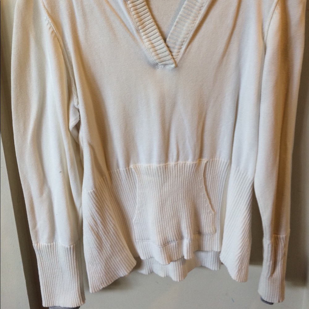 Cream long sleeve sweater