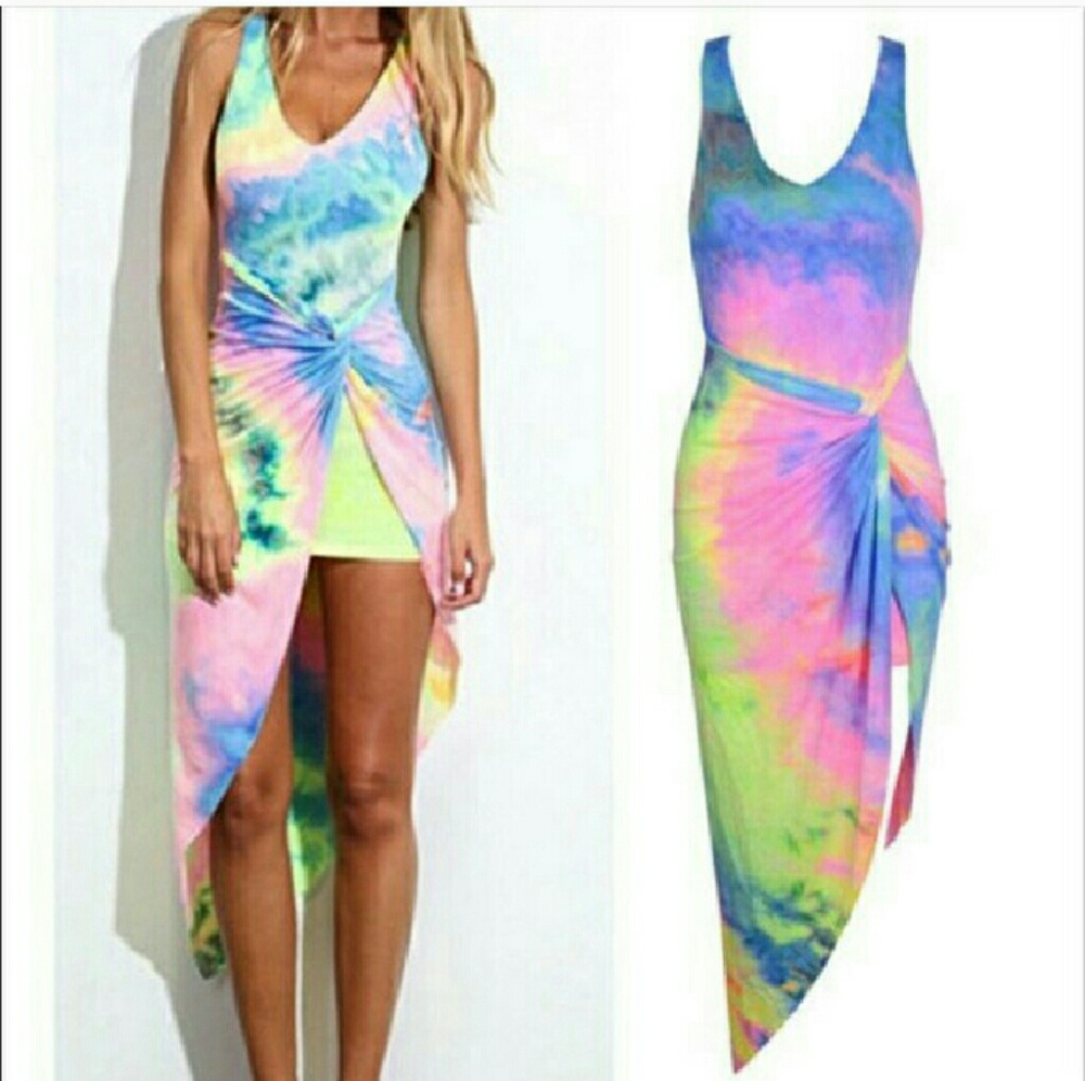 Tie-died Knot Dress