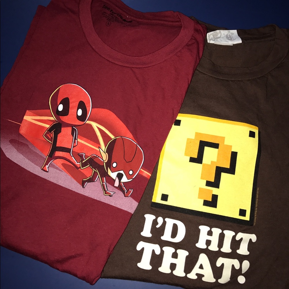 Used Men's t-shirt bundle XL and L - Picture 1 of 4