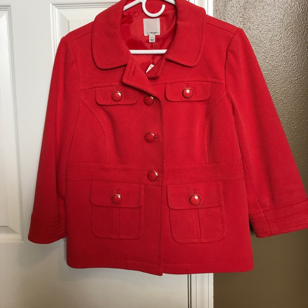 Coat (not as bright as it is in the picture)