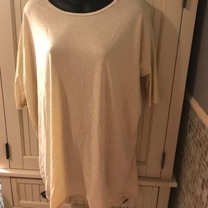 LuLaRoe Creme Colored Large Irma