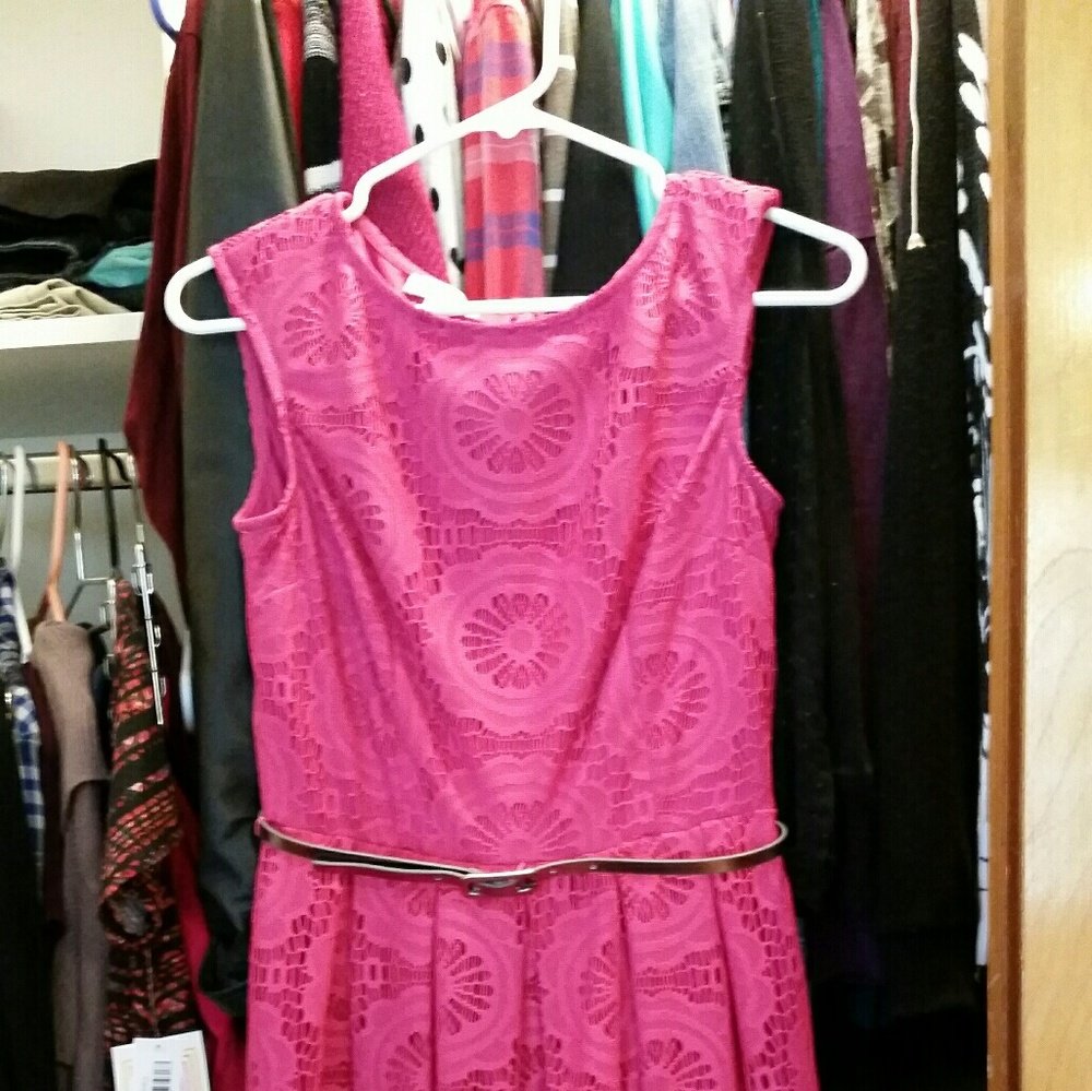 Pink London Times Lace Dress