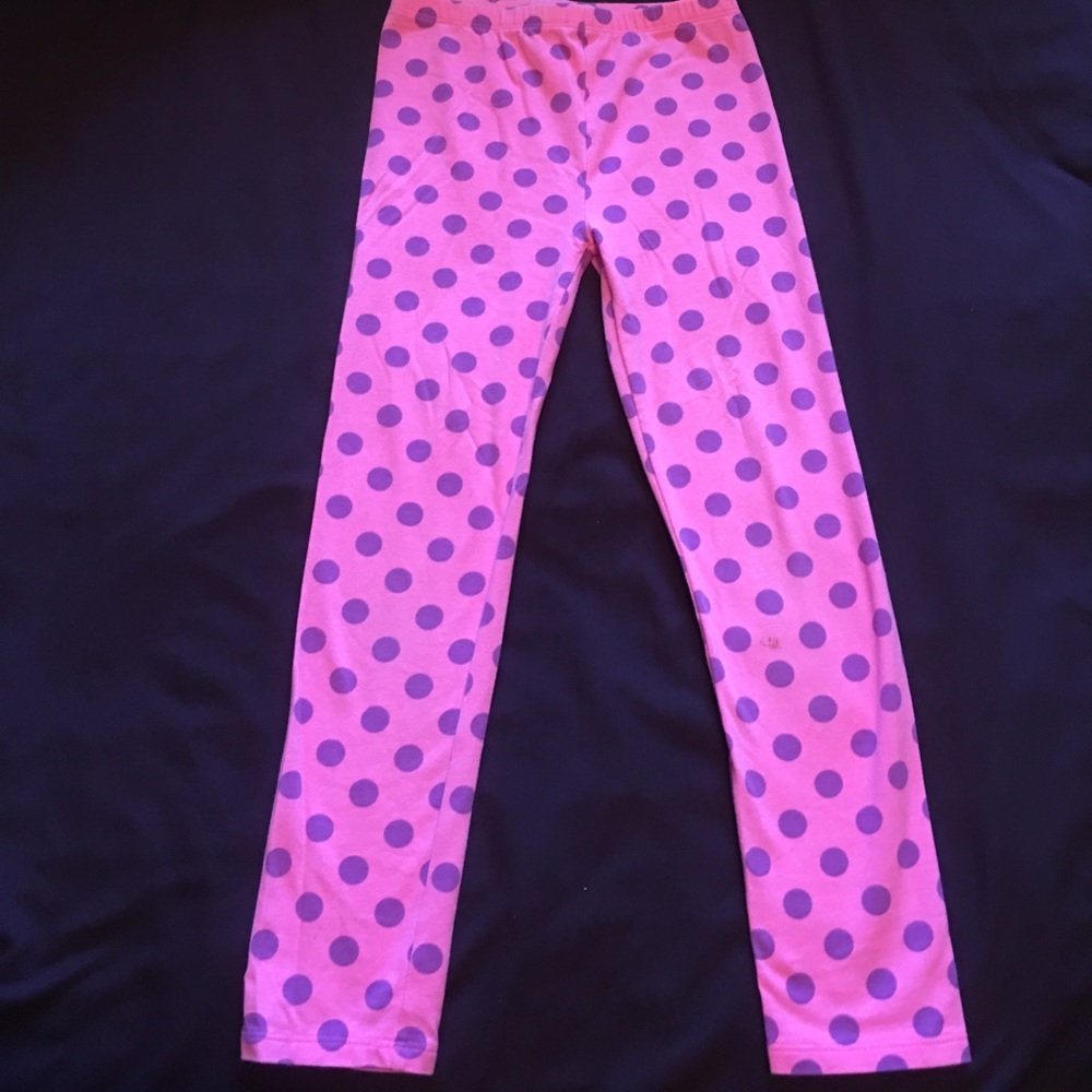 Okey-dokey pink and purple polkadot size 6X