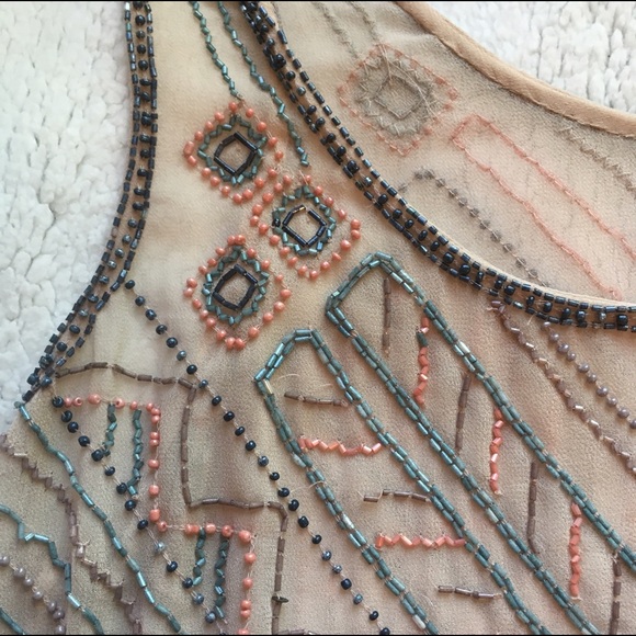 Willow & Clay Tribal Beaded Tank - Picture 4 of 8