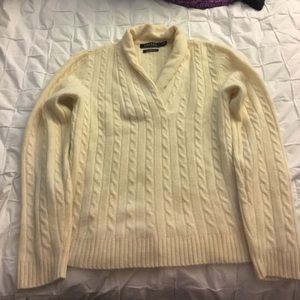 Ralph Lauren Cable knit cashmere sweater