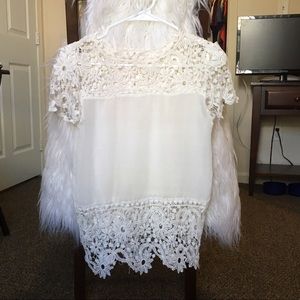 White Lace Shirt