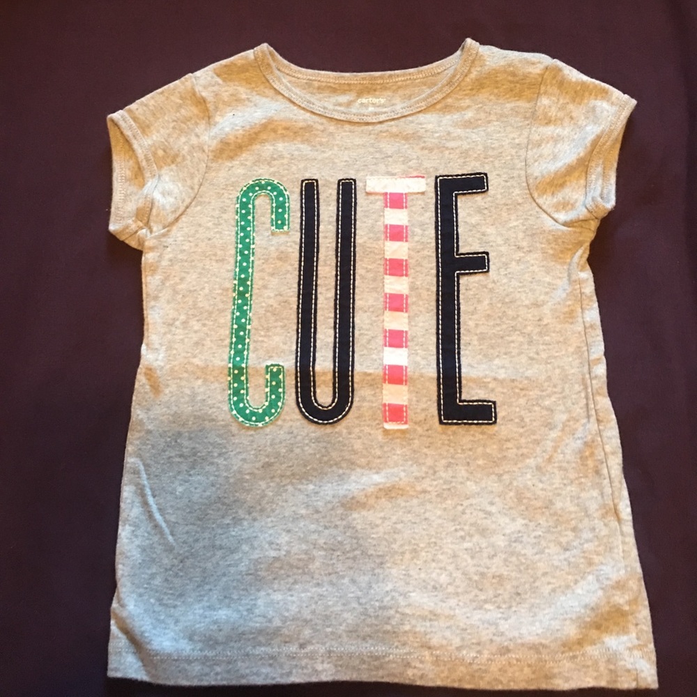 Carter's "cute" graphic T size 5