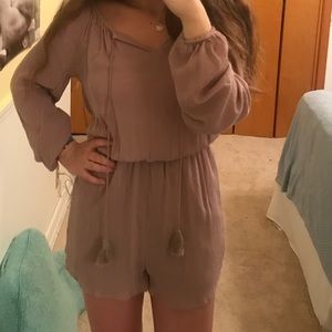 Pale purple Charolette Russe Romper Size Small