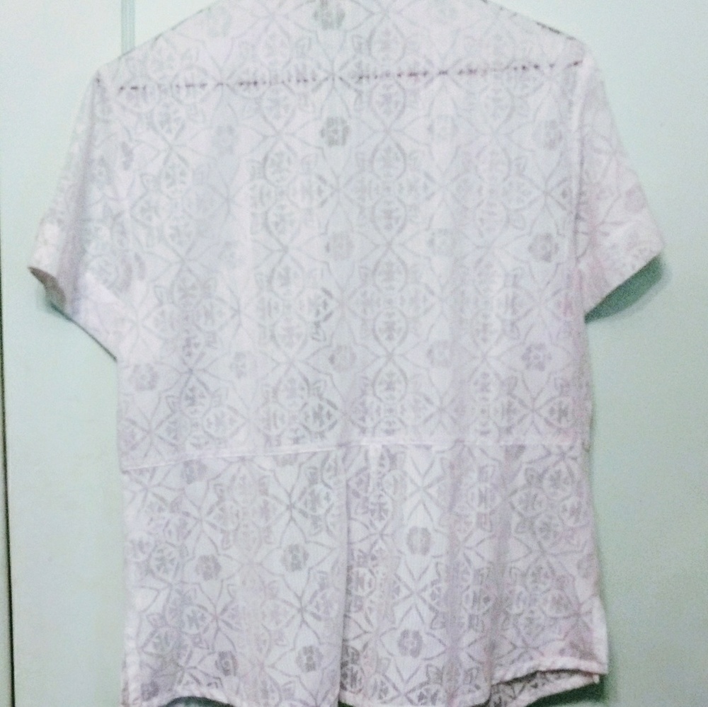 Coldwater Creek SS  Button up Blouse NWT - Picture 6 of 7