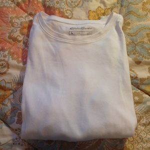 White long sleeve tee