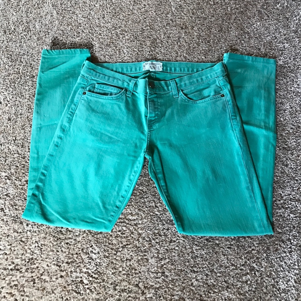 Mint Green Current/Elliot Ankle Jeans