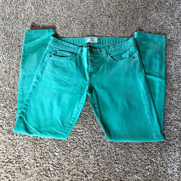 Mint Green Current/Elliot Ankle Jeans - Picture 1 of 3