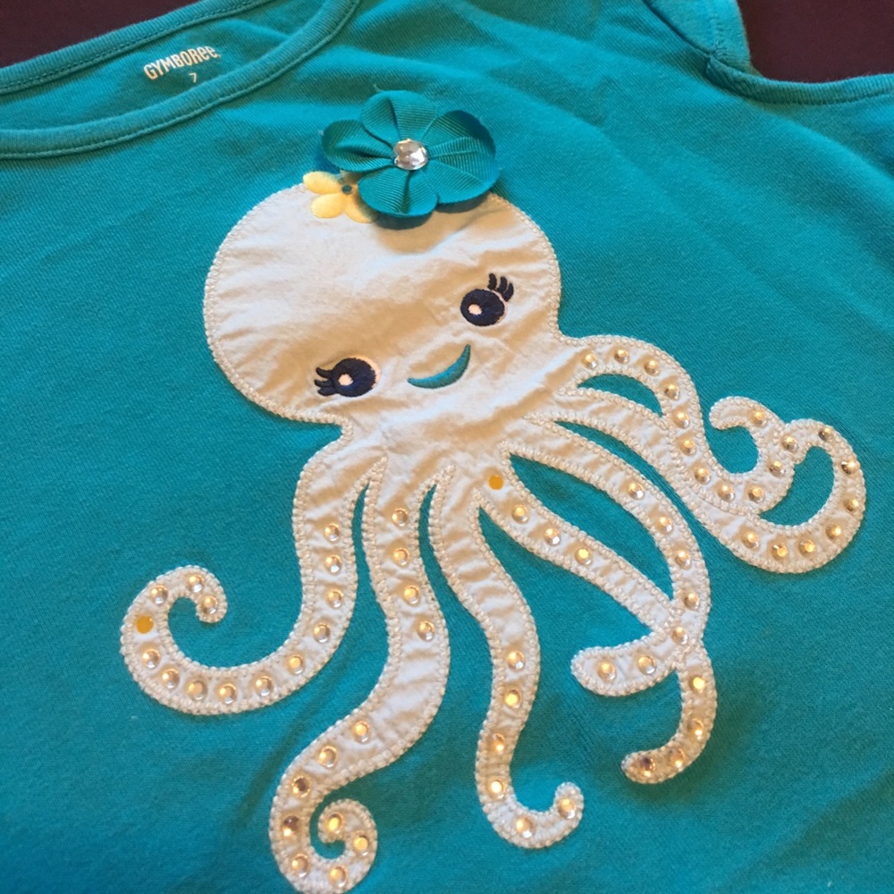 Gymboree octopus shirt size 7