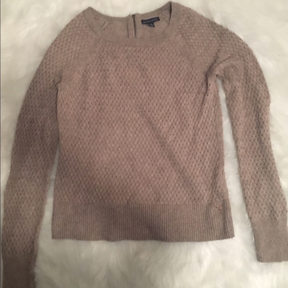 Tan American Eagle sweater