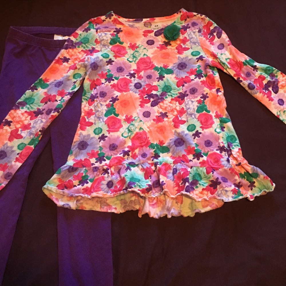 Jumping Bean floral shirt size 6X
