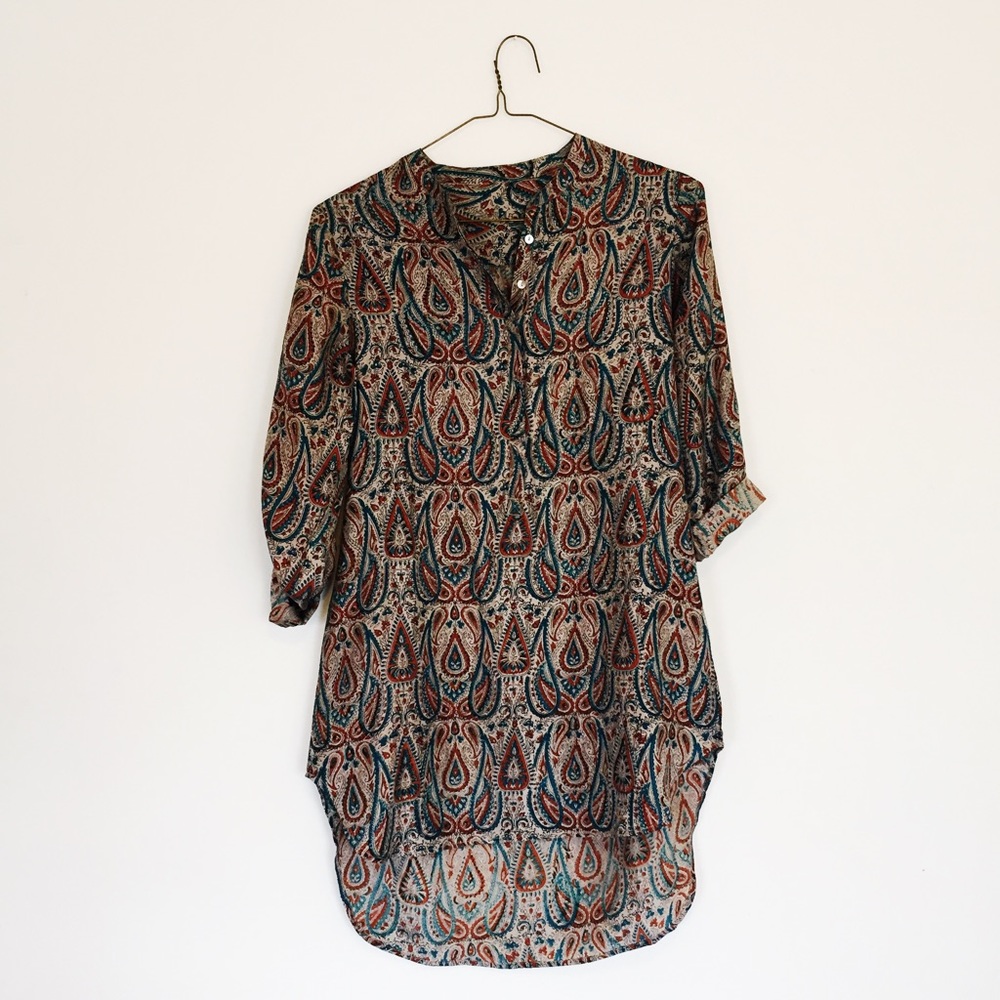 Paisley Shift Dress