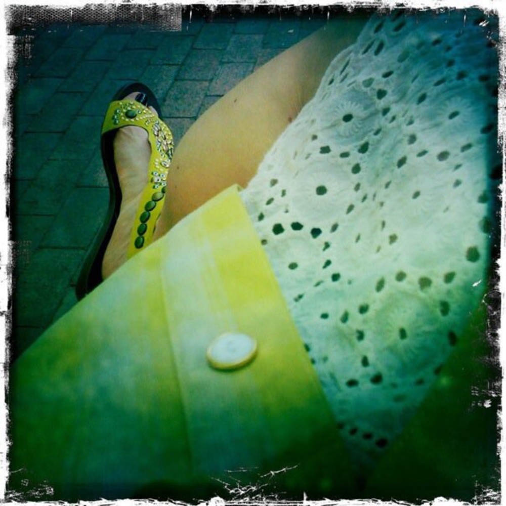 Eloise Eyelet Petticoat Anthropologie Small