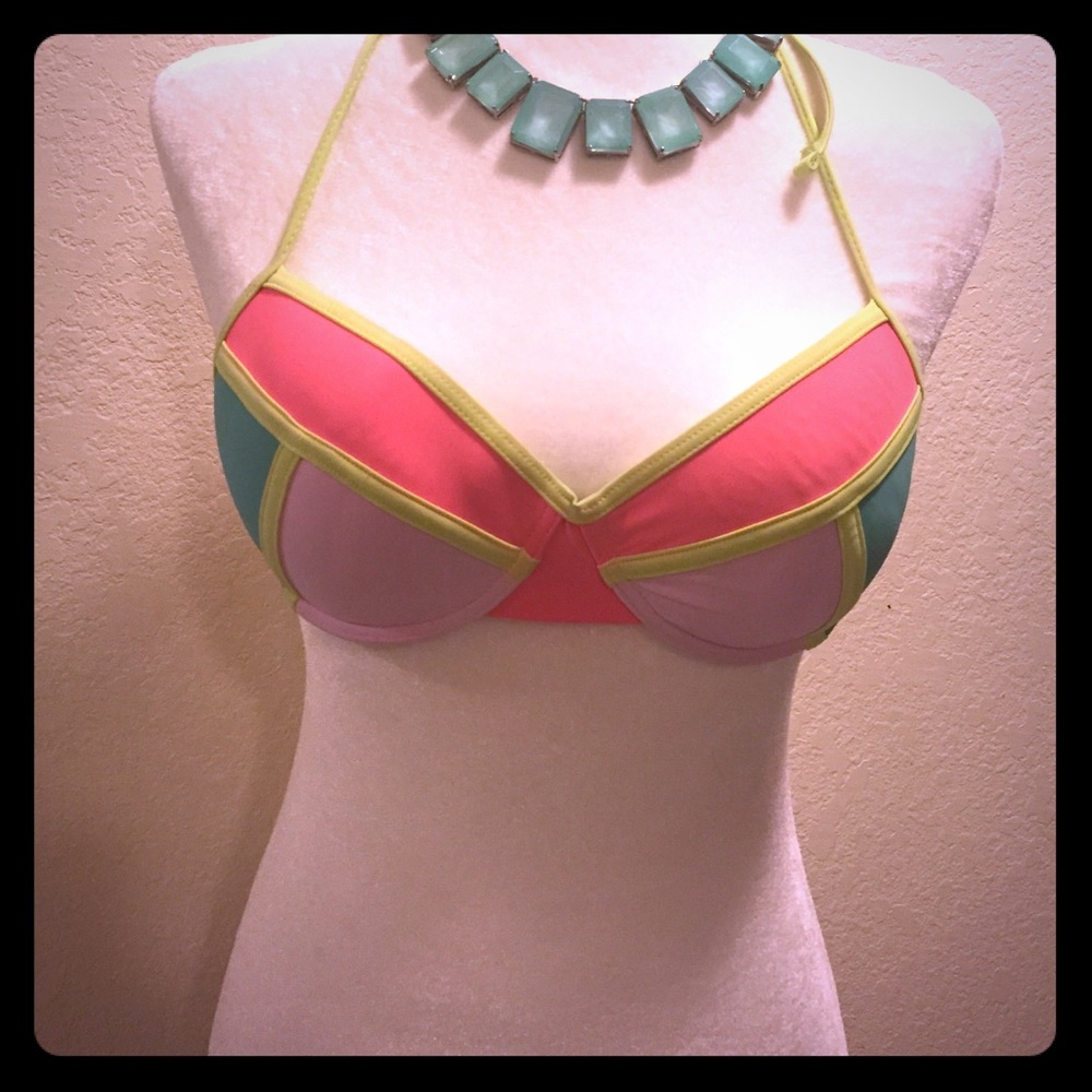 NEON BIKINI TOP
