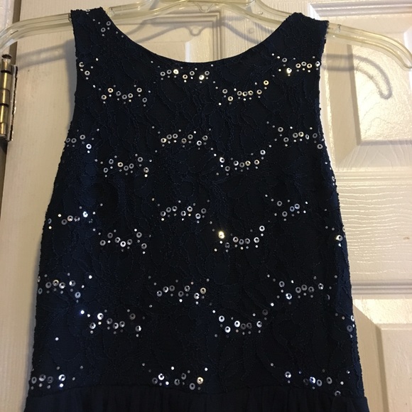 Lots of Love by Speechless Sz 5 navy dress 👗 - Picture 2 of 4