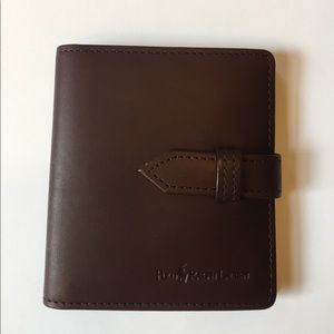 Ralph Lauren brown leather photo wallet