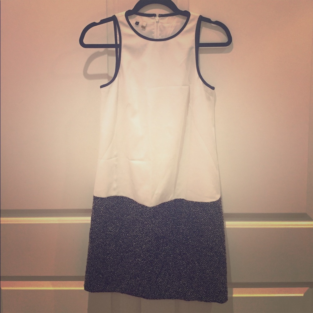 Tweed + Cotton Work Dress