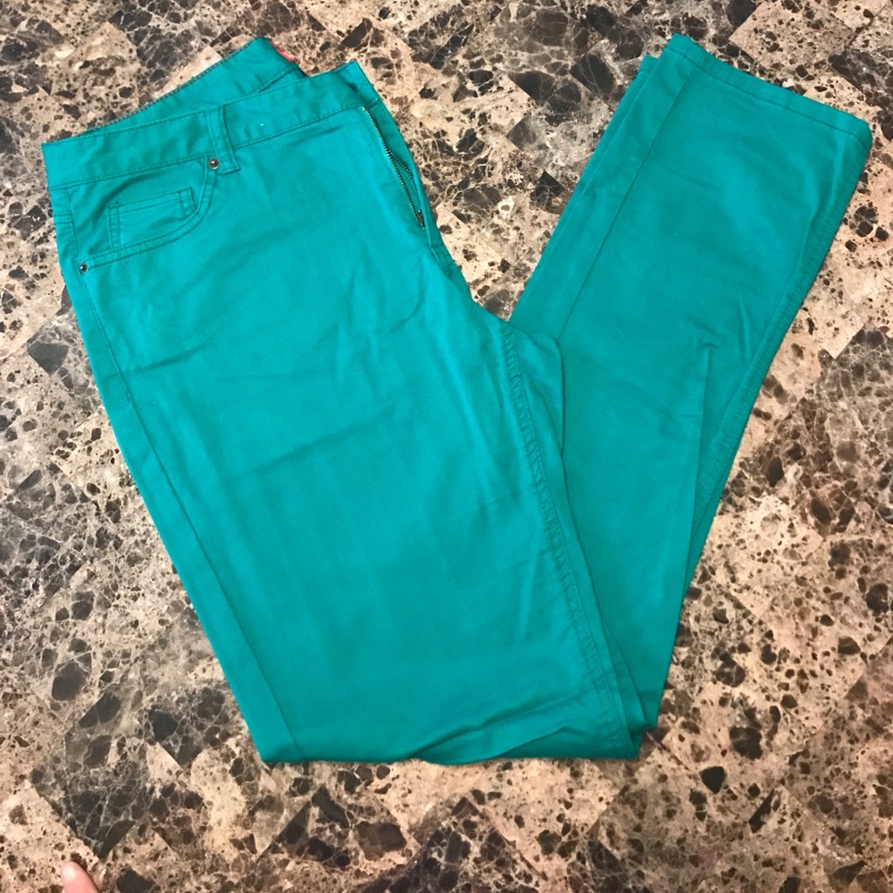 Emerald Green Skinny Jeans