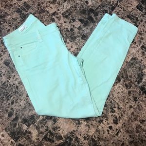 Mint Skinny Jeans