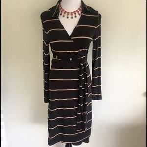 Tart Striped Wrap Dress (NWT)