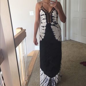Tie dye forever 21 maxi dress NWT