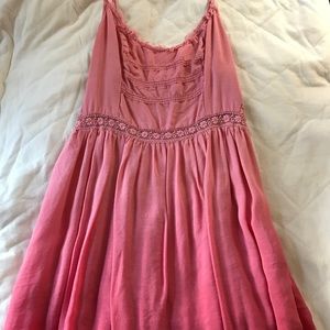 Hollister Dark Peach Ombré Dress(w/ mesh)