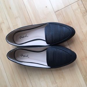 NEEDS TO GO- Qupid Perforated Flats