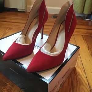 Nine West Dark Red Heels