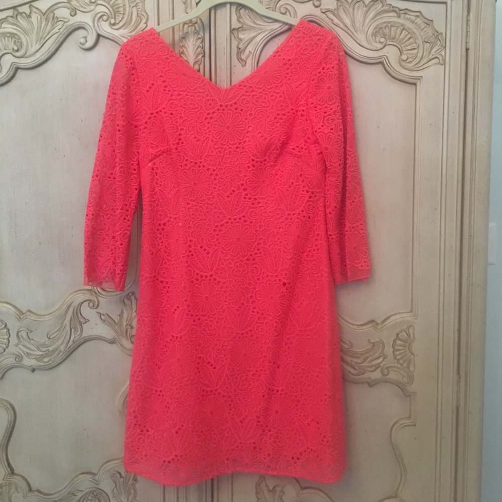Lilly Pulitzer Coral Cocktail Dress