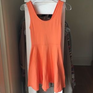 Creamsicle orange short dress