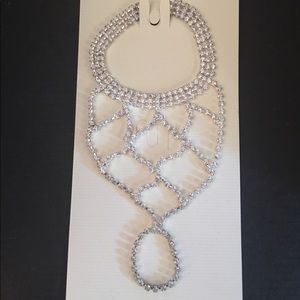Rhinestone Hand bracelet Jewelry Clear